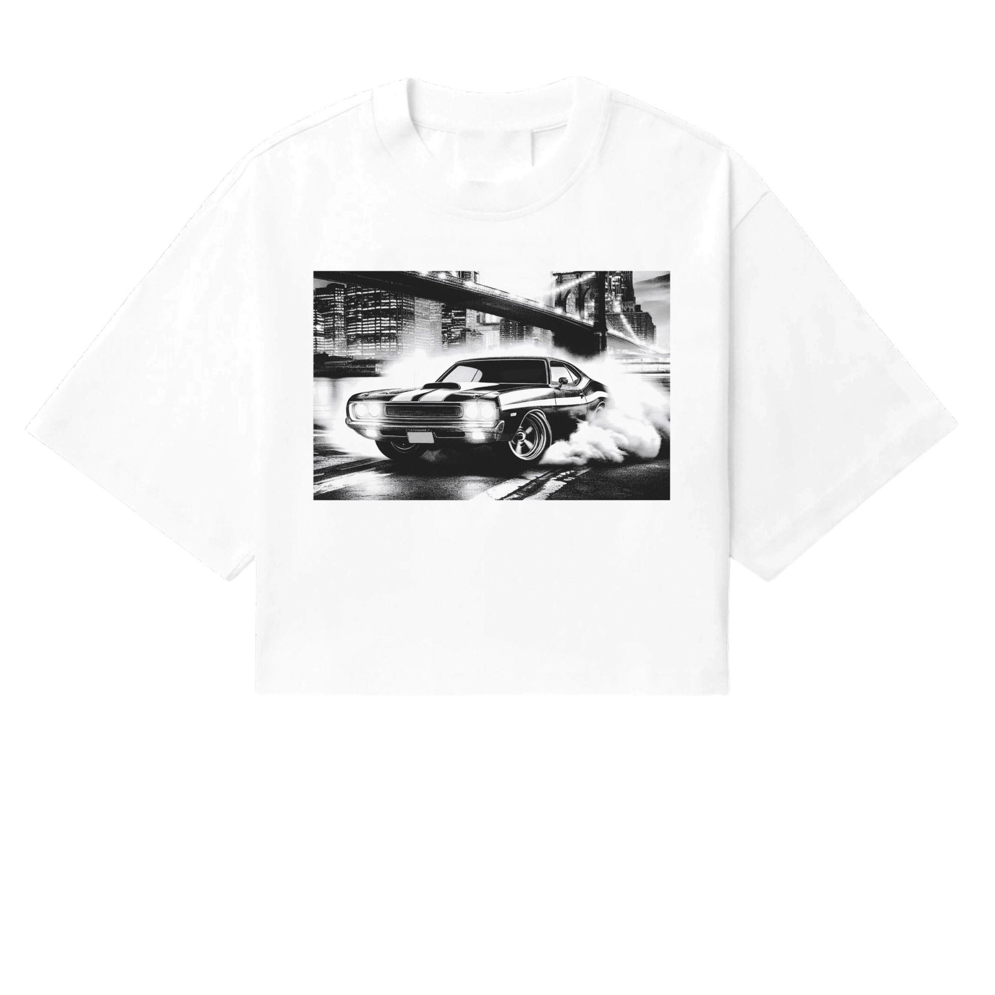 NYC CRUISE BOXY CROP TEE