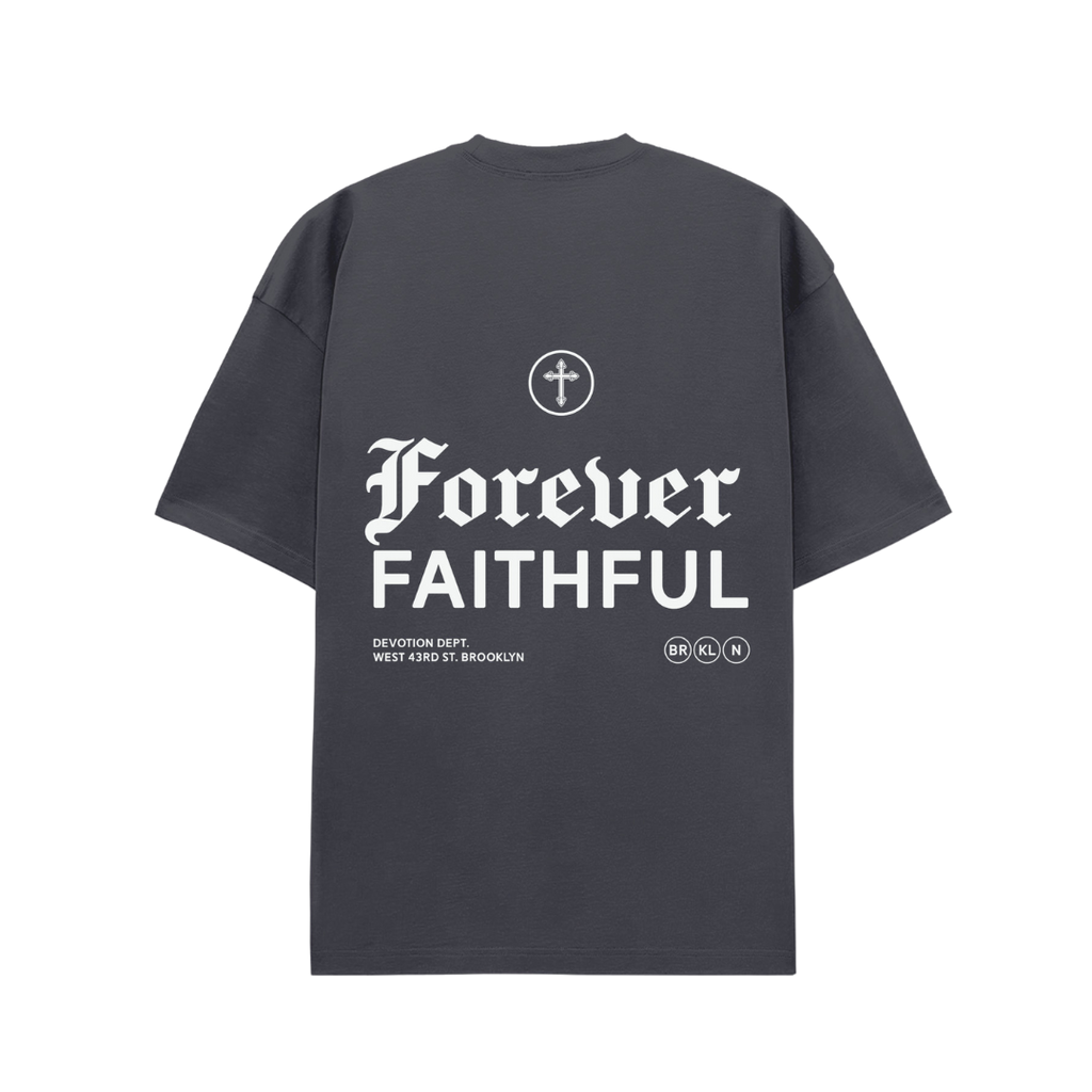 Grey Faithful Tee