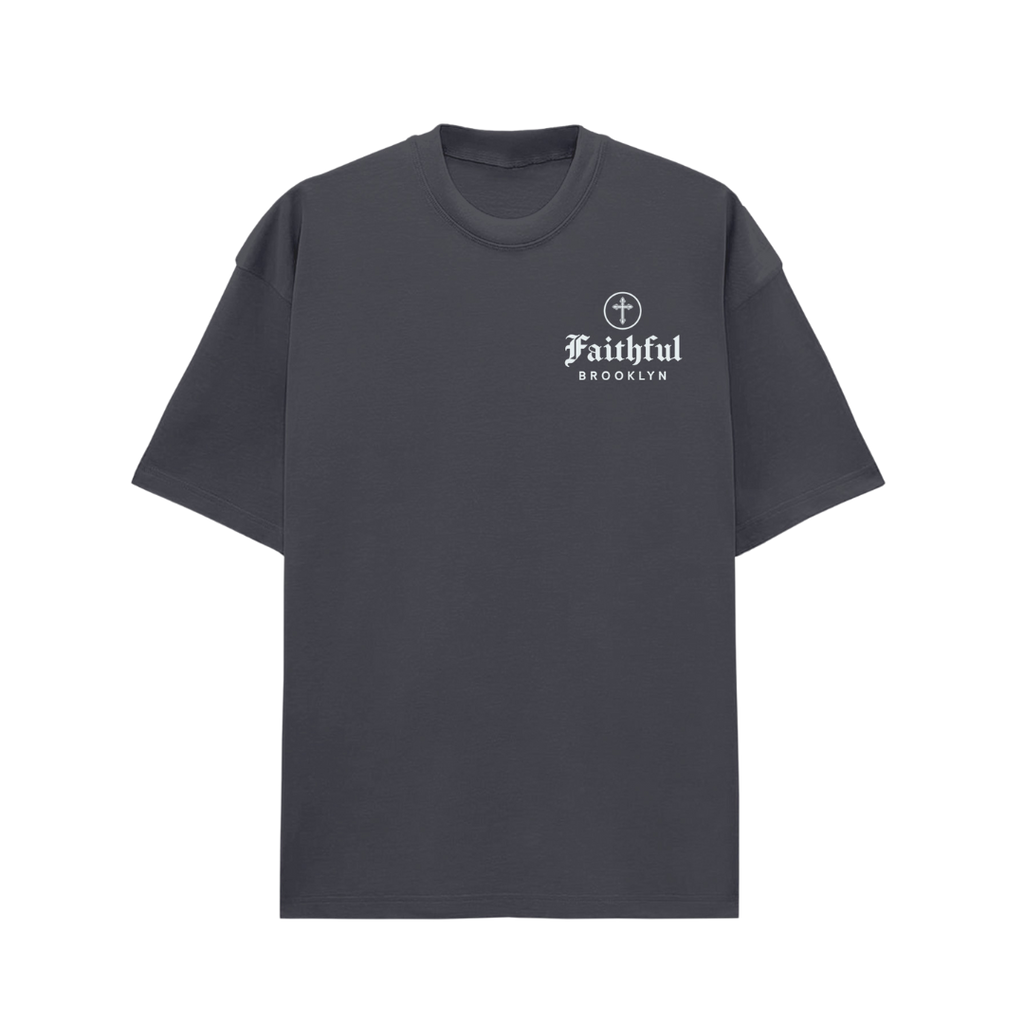 Grey Faithful Tee