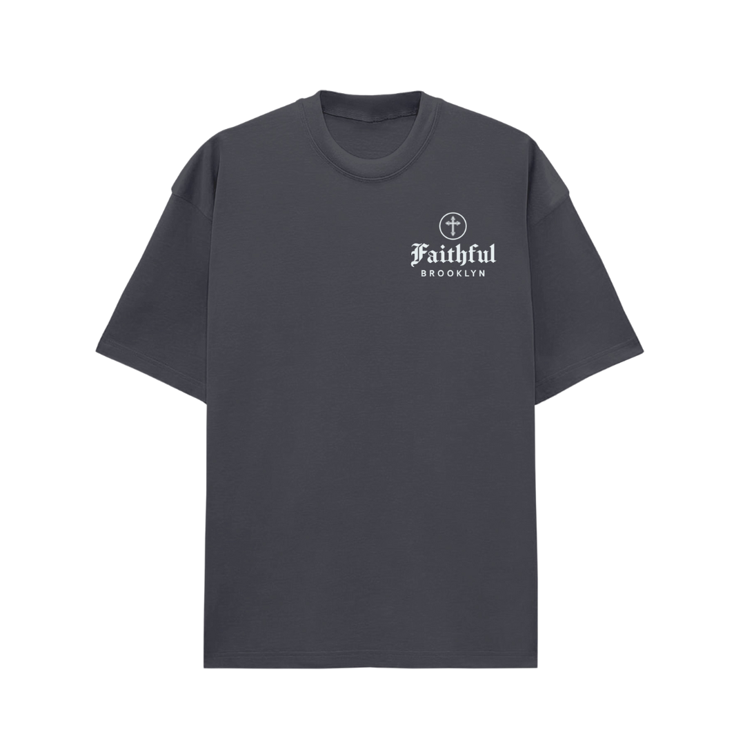 Grey Faithful Tee